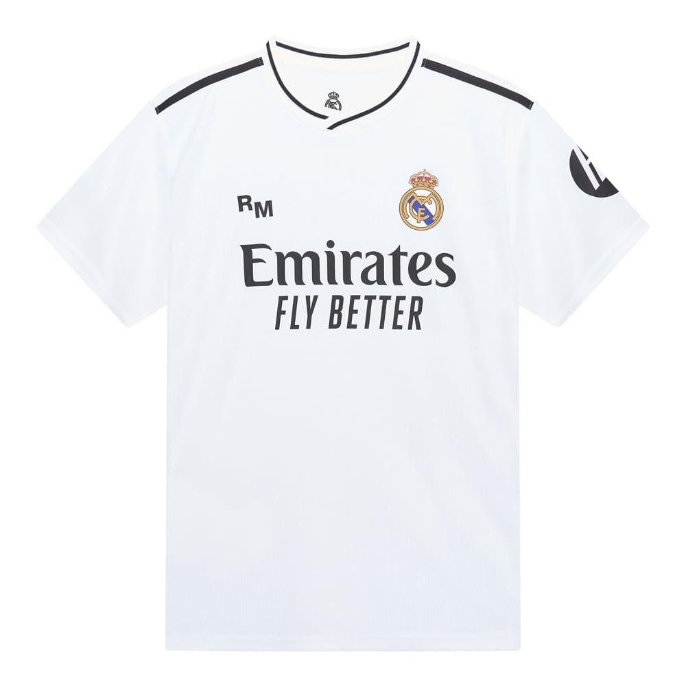 Real Madrid Maillot Enfant Domicile Saison 24/25 Tricot Mixte Enfant (Lot de 1)