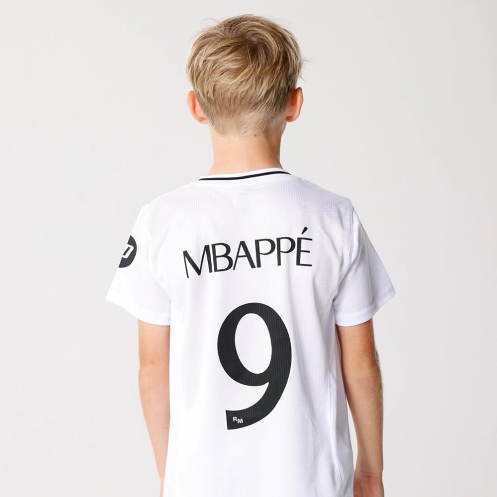 Real Madrid Maillot Enfant Domicile Saison 24/25 Tricot Mixte Enfant (Lot de 1)