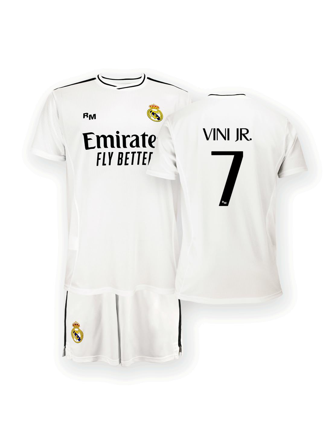 Real Madrid Maillot Enfant Domicile Saison 24/25 Tricot Mixte Enfant (Lot de 1)