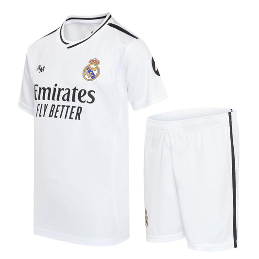 Real Madrid Maillot Enfant Domicile Saison 24/25 Tricot Mixte Enfant (Lot de 1)